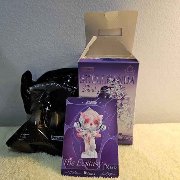 NWT POP MART SKULLPANDA The Sound Series, SKULLPANDA: The Ecstasy - Picture 2 of 4